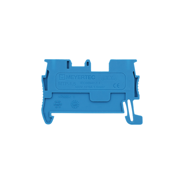 Клемма push-in проходная, 1.5 мм², синяя MTP-1.5BL
