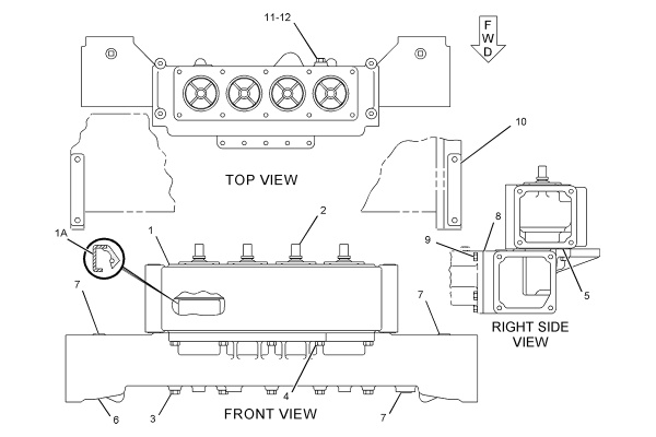 CATERPILLAR HOUSING & REGULATOR GP –INLET CONTROL