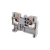 Клемма push-in проходная, 2.5 мм², серая MTP-2.5