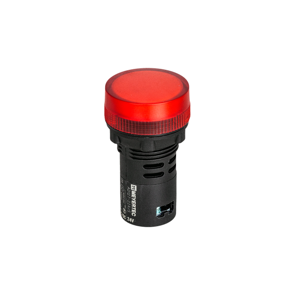 Сигнальная LED лампа, красный, 24V AC/DC IP65 MT22-SA14
