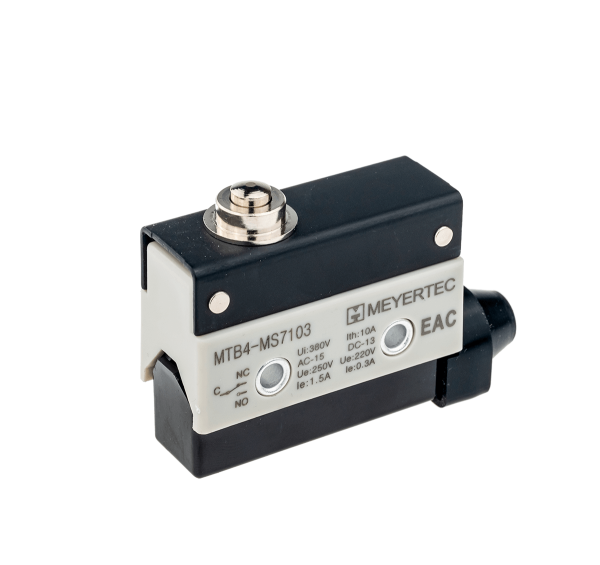 Выключатель концевой, IP54, плунжер укороченный MTB4-MS7103