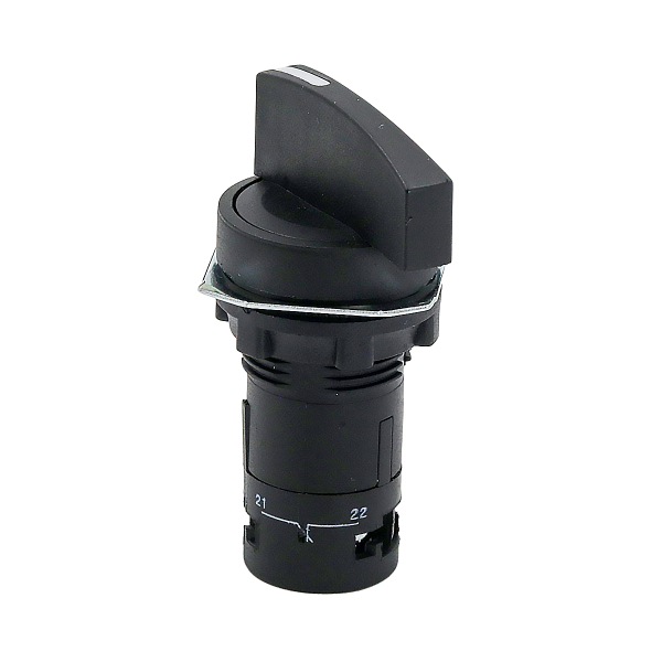 Переключатель на 2 положения,  с возвратом, длинная ручка, 1NO+1NC, IP54, пластик MTB7-EJ45