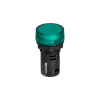 Сигнальная LED лампа, зеленый, 24V AC/DC IP65 MT22-SA13