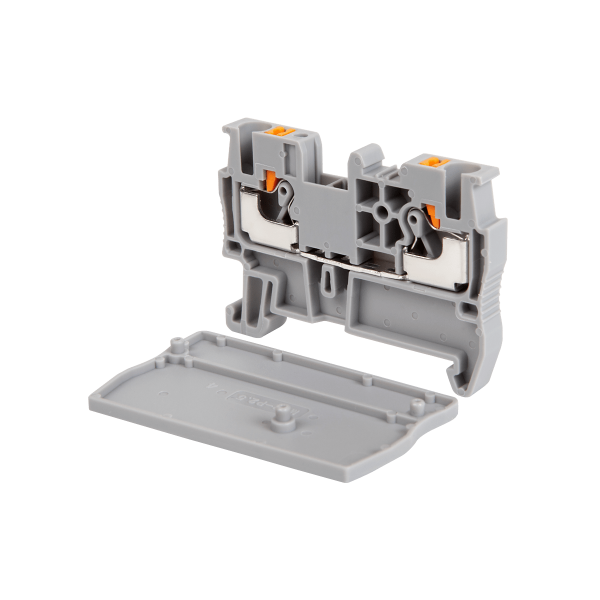 Заглушка для одноуровневых клемм push-in, 2.5 мм², серая (уп. 20шт.) MTP-P2.5