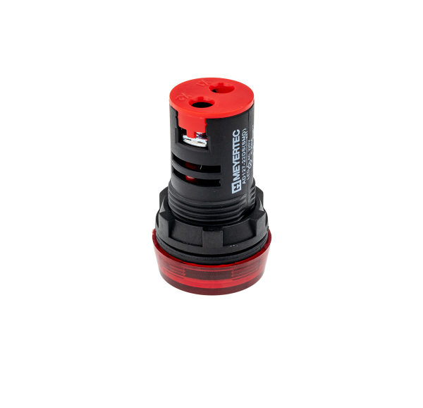 Сигнальная LED лампа, красный, 380V AC IP65 MT22-S74