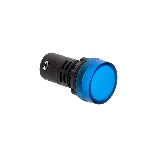 Сигнальная LED лампа, синий, 24V AC/DC IP65 MT22-SA16