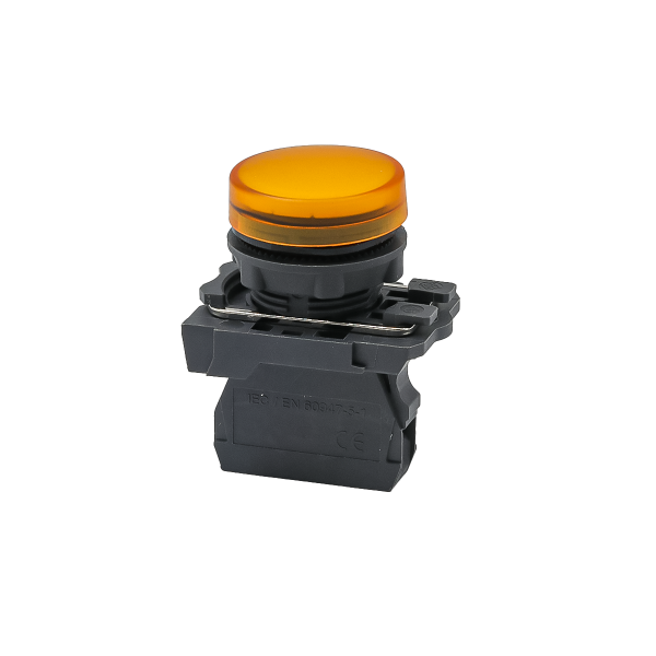 Лампа сигнальная желтая, 24V AС/DC, IP65, пластик MTB5-AV751