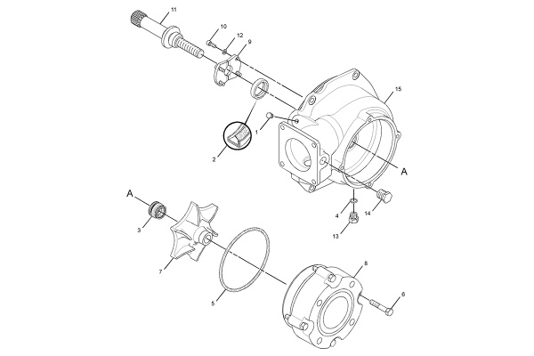 CATERPILLAR PUMP GP-AUXILIARY WATER *R