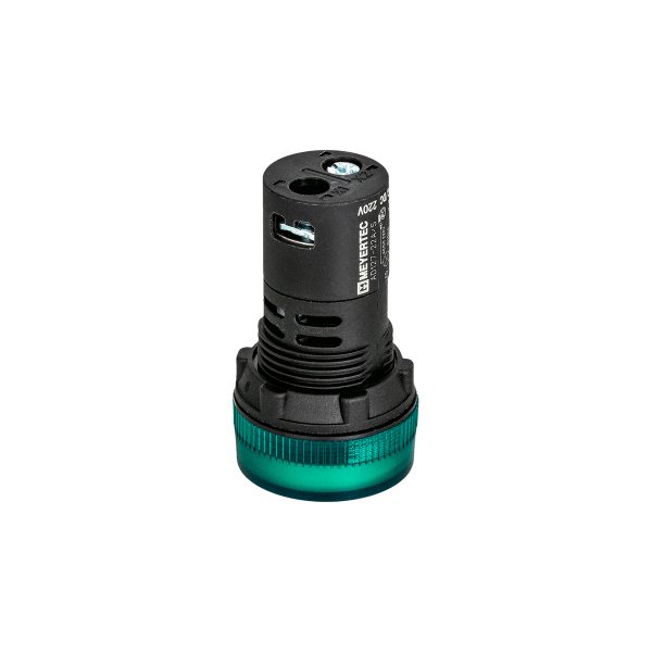 Сигнальная LED лампа, зеленый, 220V AC/DC IP65 MT22-SA33