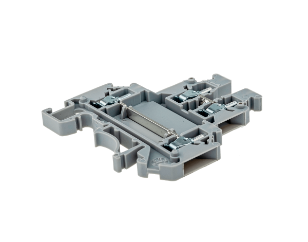 Клемма винтовая двухуровневая,  2.5 мм², серая MTU-D2.5