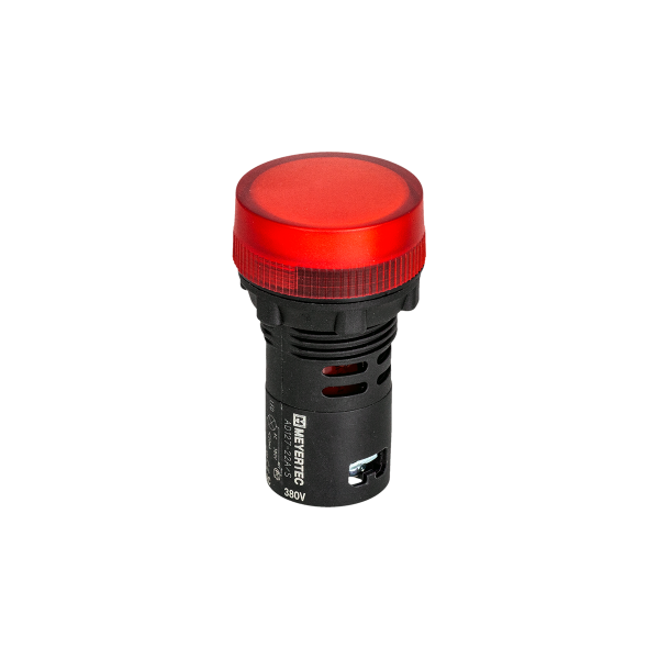 Сигнальная LED лампа, красный, 380V AC IP65 MT22-SA74