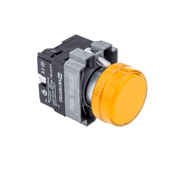 Сигнальная лампа желтый, 220V AC/DC MTB2-BV635