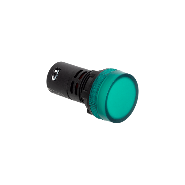 Сигнальная LED лампа, зеленый, 380V AC IP65 MT22-SA73