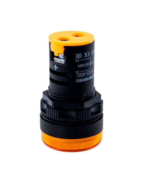 Индикатор напряжения, 5-60V DC, желтый MT22-VDC5