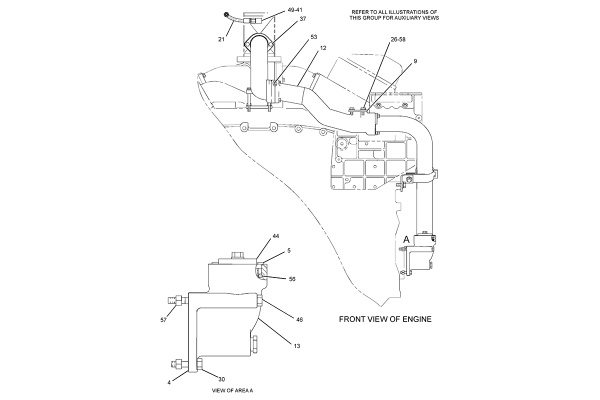 CATERPILLAR LINES GP-WATER –AFTERCOOLER