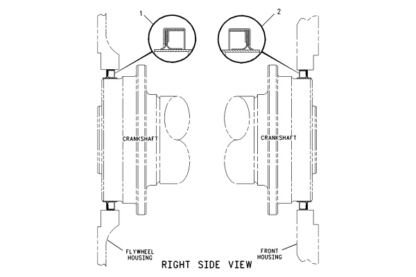 CATERPILLAR SEAL GP-CRANKSHAFT