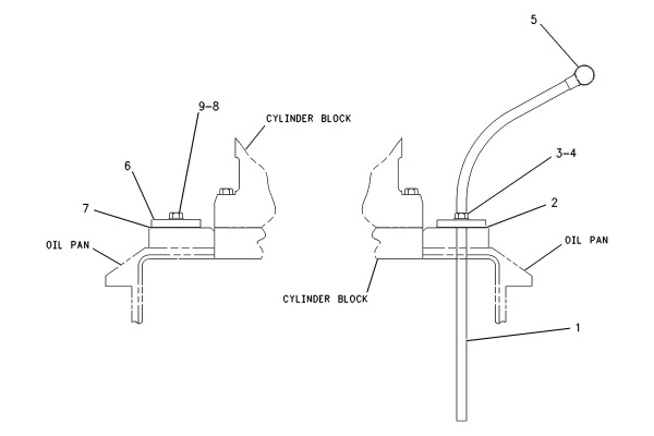 CATERPILLAR GAUGE GP-OIL LEVEL (DIPSTICK)