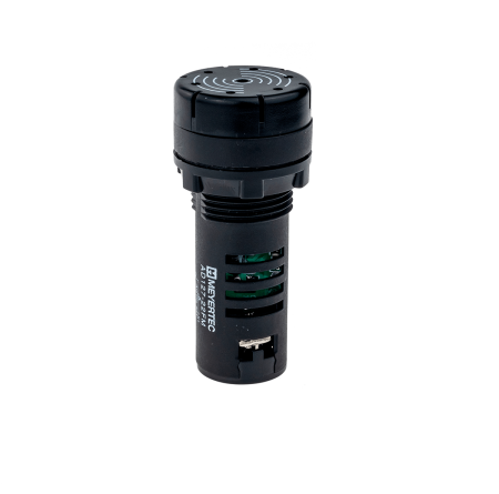 Зуммер, 80дБ, черный, 220V AС, IP40, пластик MT22-FM220