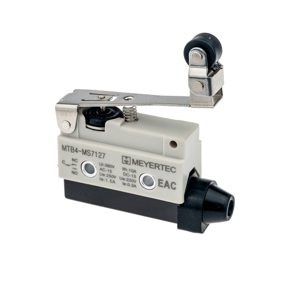 Выключатель концевой, IP54, рычаг с поворотным роликом MTB4-MS7127