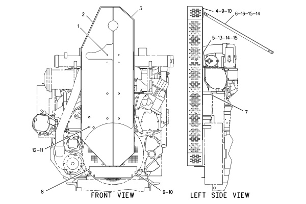 CATERPILLAR GUARD GP-PULLEY