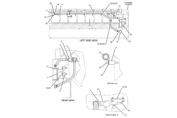 CATERPILLAR MOUNTING GP-JACKET WTR HEATER –LH
