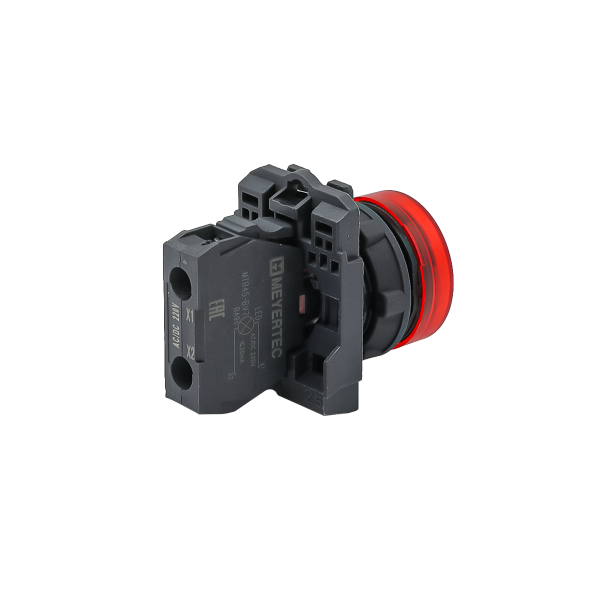 Лампа сигнальная красная, 220V AС/DC, IP65, пластик MTB5-AV743
