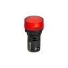 Сигнальная LED лампа, красный, 220V AC/DC IP65 MT22-SA34