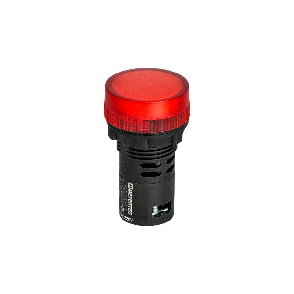 Сигнальная LED лампа, красный, 220V AC/DC IP65 MT22-SA34