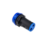 Сигнальная LED лампа, синий, 380V AC IP65 MT22-S76