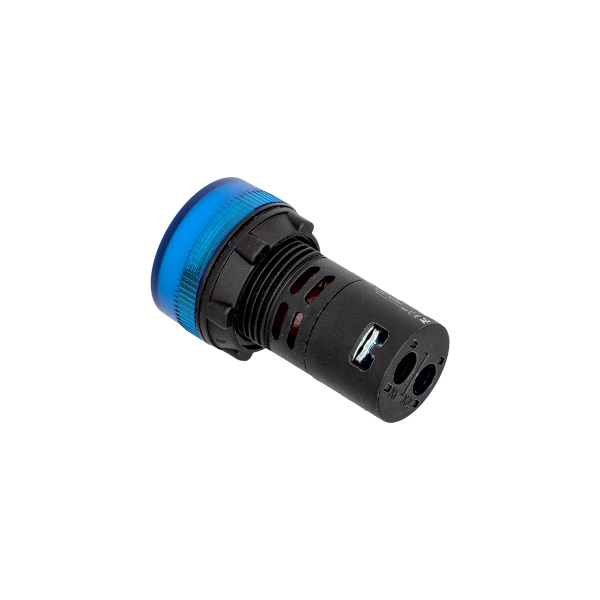 Сигнальная LED лампа, синий, 380V AC IP65 MT22-SA76