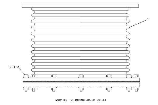 CATERPILLAR MOUNTING GP-BELLOWS –FLEXIBLE