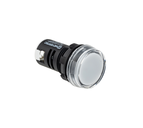Сигнальная LED лампа, белый, 110V AC/DC IP65 MT22-S21